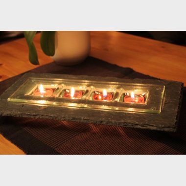 Lysfat og lysestaker