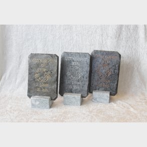 Premieplakett p kleberstett