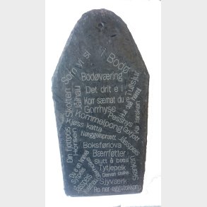 Dialekttavle, Bodvring