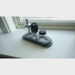 Skifer krydderbrikke