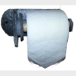 Skifer dorullholder med tredetalj