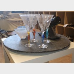 Skiferbord (Grillbord) dreibart 600mm