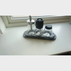 Skifer krydderbrikke