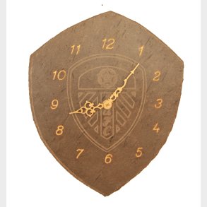 Skiferklokke Leeds United Logo