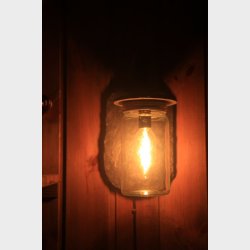 Skifer Gjennbruk Norgesglasslampe