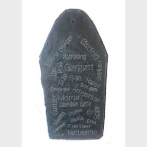 Dialekttavle, stfolding