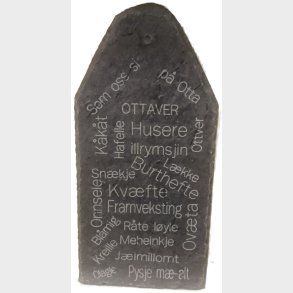 Dialekttavle, Ottaver