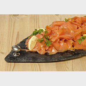 Skiferfat Lauv medium