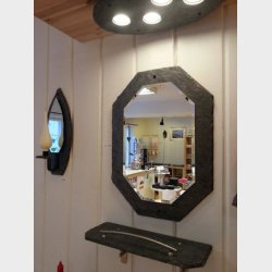 Skiferspeil Rek 8-kant 370 x 510