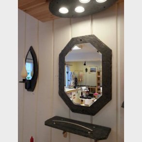 Skiferspeil Rek 8-kant 370 x 510