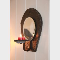 Skifer Telysholder dr�pe. smijern