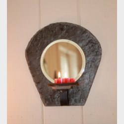 Skifer Telysholder dr�pe. smijern