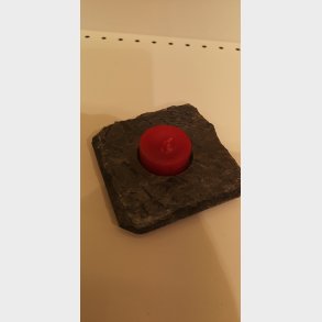 Enkel telysbrikke firkant 110 x 110