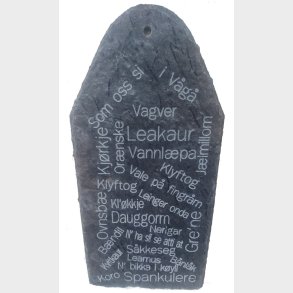 Dialekttavle, Vagver