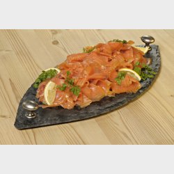 Skiferfat Lauv medium